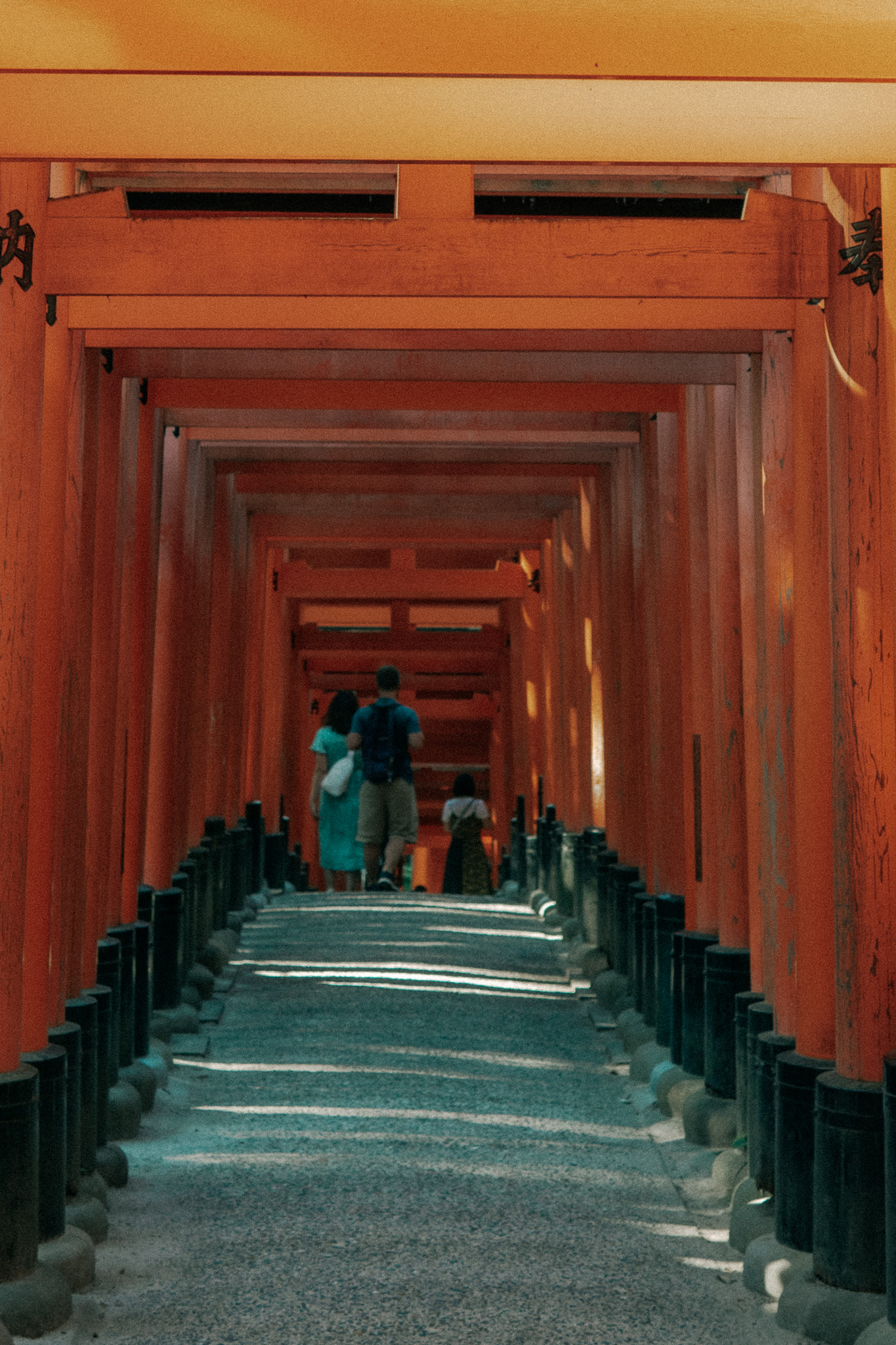 Vermilion shrine path